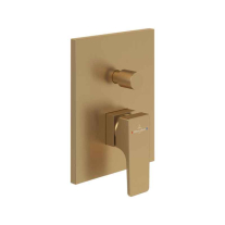 ARCHITECTURA SQUARE, BRUSHED GOLD, BATERIE INCASTRATA 2 FUNCTII (CADA-DUS),  PT VI-BOX TVS00035100000, TVS12500300076